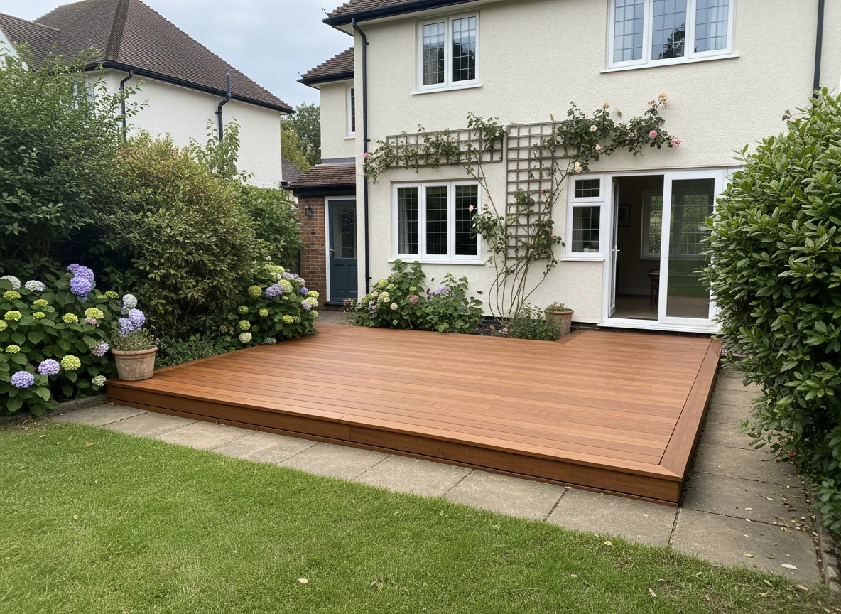 Deck painting in Oxford by Radcliffe Decorators, timber decking staining and treatment