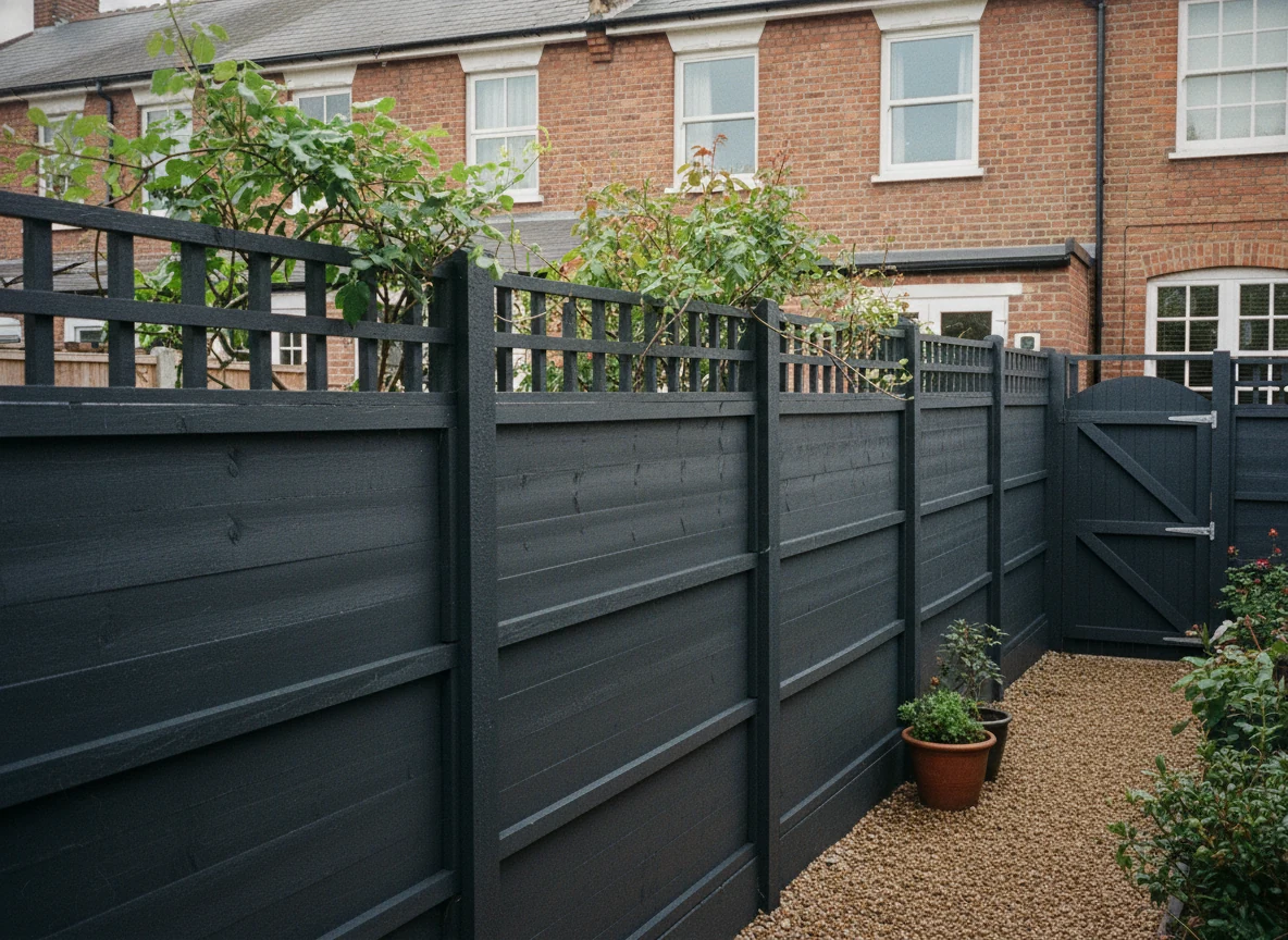 fence-painting-1-oxford-radcliffe-decorators Fence painting in Oxford by Radcliffe Decorators, garden fence staining and treatment